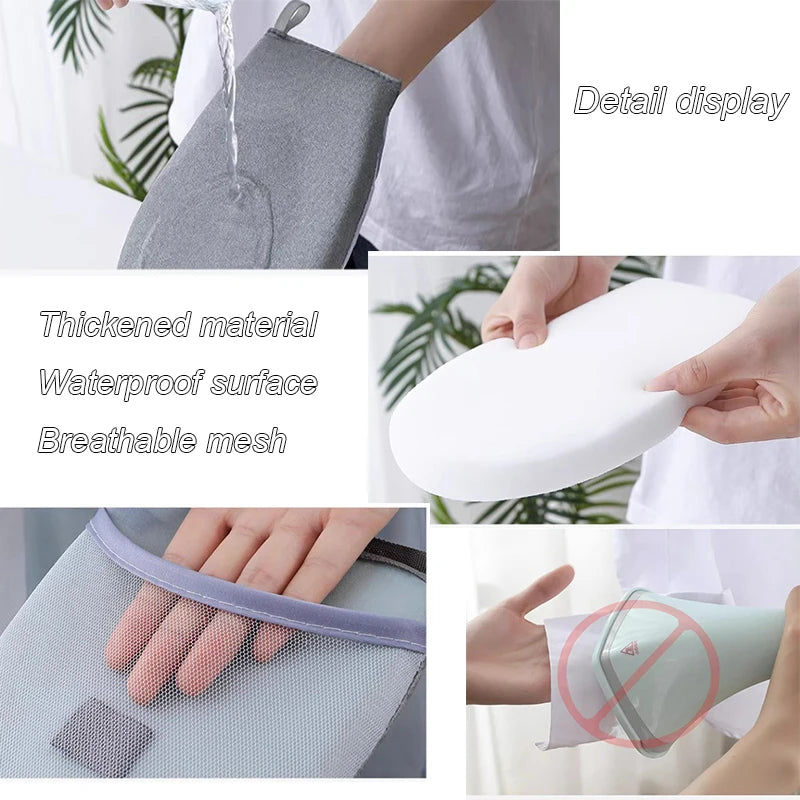 Mini Ironing Board Pad with Anti-Scald Gloves