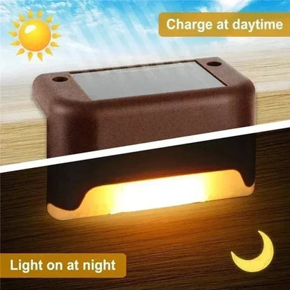 Solar LED Outdoor Garden Step Lights