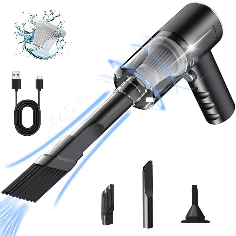 Handheld Car Vacuum Cleaner — 15000PA Cordless Portable