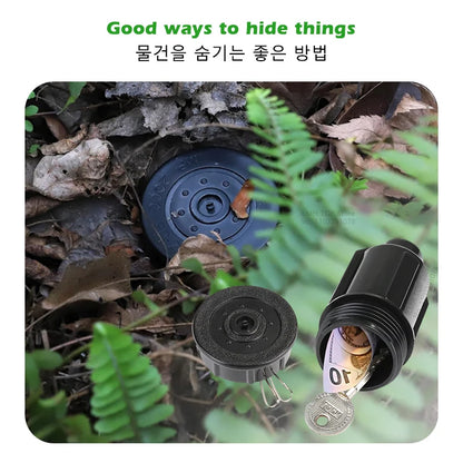 Garden Key Hider, Realistic Underground Watering Can Key Safe, No Battery Needed, Durable Plastic for Outdoor Garden Security