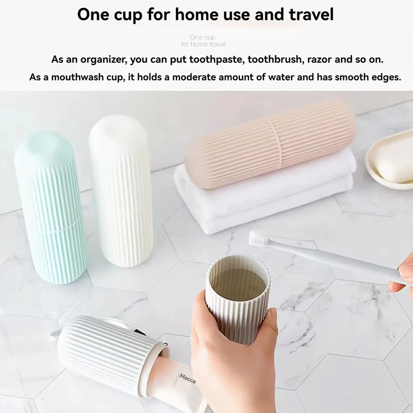 Portable Toothbrush & Toothpaste Travel Case