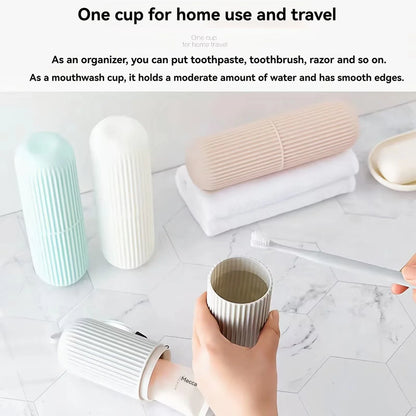 Portable Toothbrush & Toothpaste Travel Case