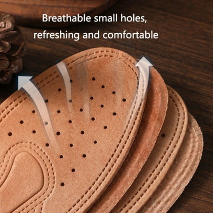 Breathable Leather Insoles for Men & Women
