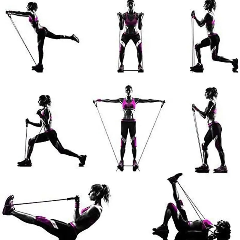 Resistance Bands With Handles — Home Workout Set