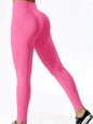 High Waisted Seamless Yoga Leggings, Ribbed Sportswear Tights, Fitness Apparel for Women, Gym and Casual Wear For Fall & Winter