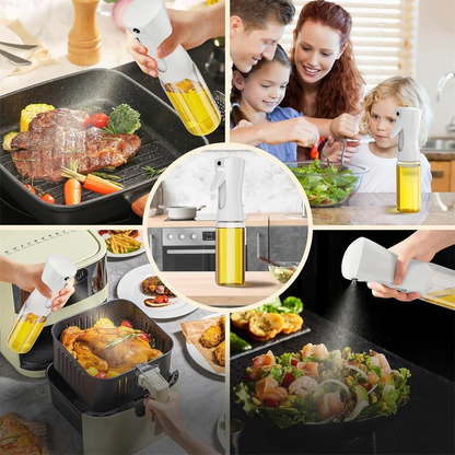 Olive Oil Spray Bottle — Reusable Mist Dispenser for Cooking
