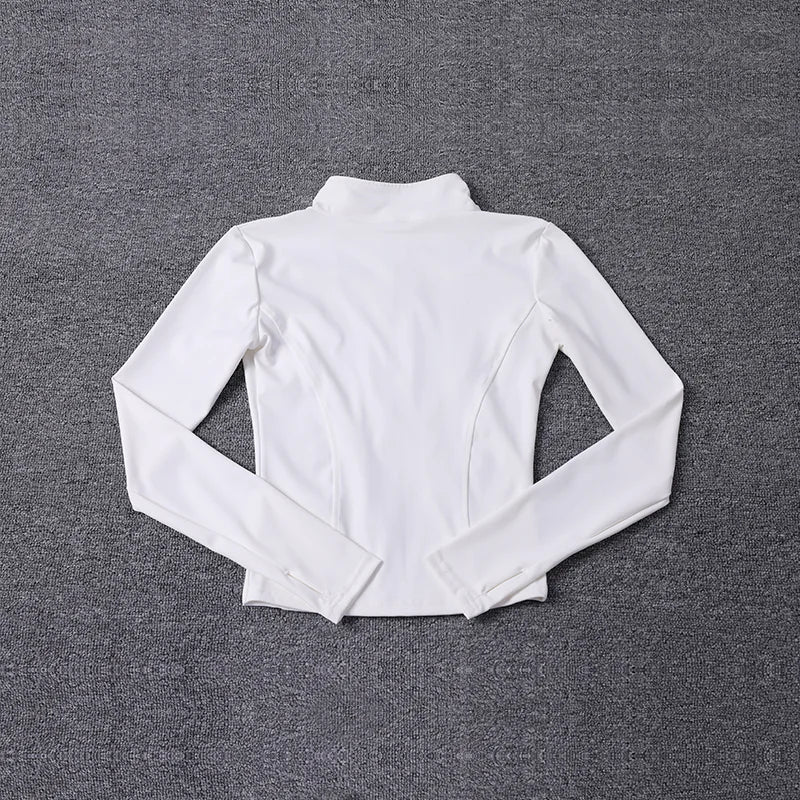 Women's Long Sleeve Sport Jacket — Gym & Yoga Workout Coat