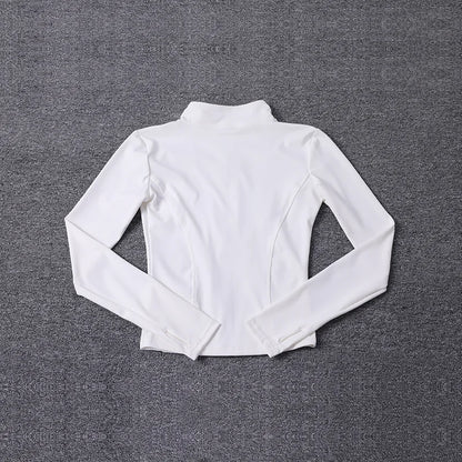 Women's Long Sleeve Sport Jacket — Gym & Yoga Workout Coat
