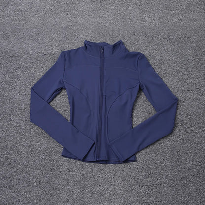 Women's Long Sleeve Sport Jacket — Gym & Yoga Workout Coat