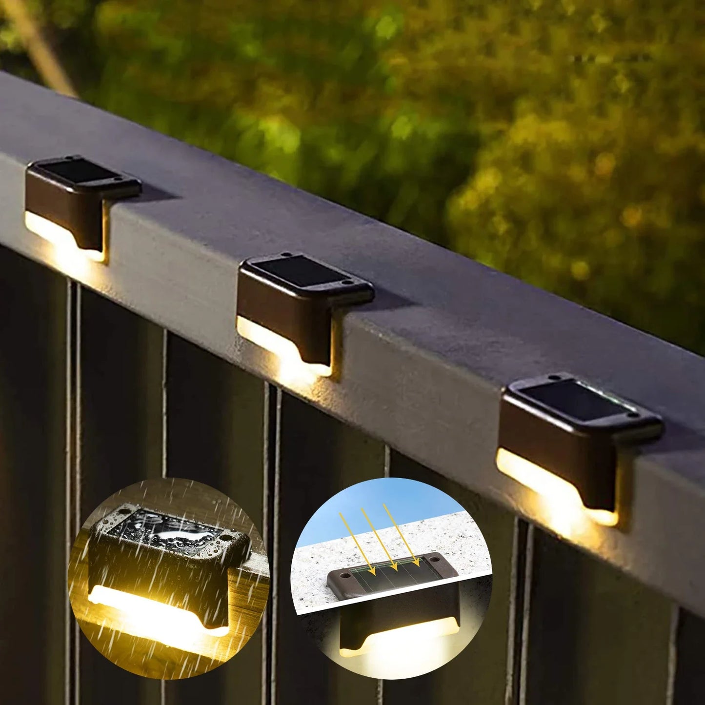 Solar LED Outdoor Garden Step Lights
