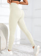 High Waisted Seamless Yoga Leggings, Ribbed Sportswear Tights, Fitness Apparel for Women, Gym and Casual Wear For Fall & Winter