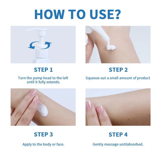 Magnesium Body Lotion Unscented Cream Moisturizing Relief Soothes Muscles Joints Care Skin Health Wellness  body care