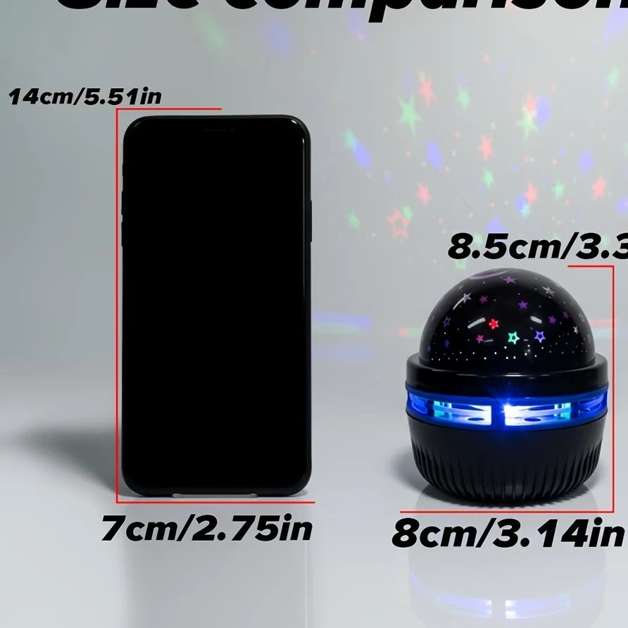 Starry Sky Galaxy Projector Lamp