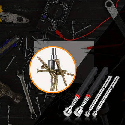 Telescopic Magnetic Pickup Tool — Extendable Retrieval Stick