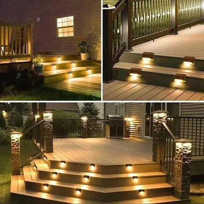 Solar LED Outdoor Garden Step Lights