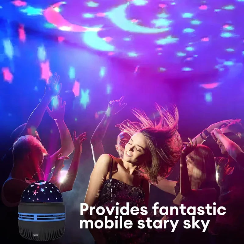 Starry Sky Galaxy Projector Lamp