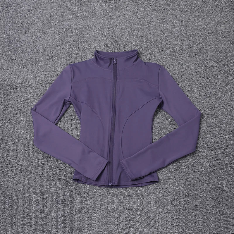 Women's Long Sleeve Sport Jacket — Gym & Yoga Workout Coat