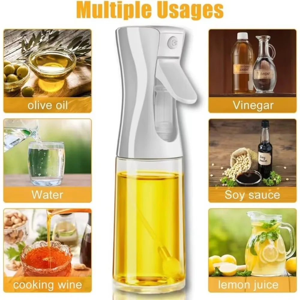 Olive Oil Spray Bottle — Reusable Mist Dispenser for Cooking