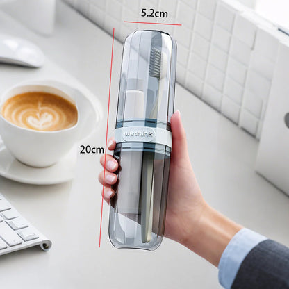 Portable Toothbrush & Toothpaste Travel Case