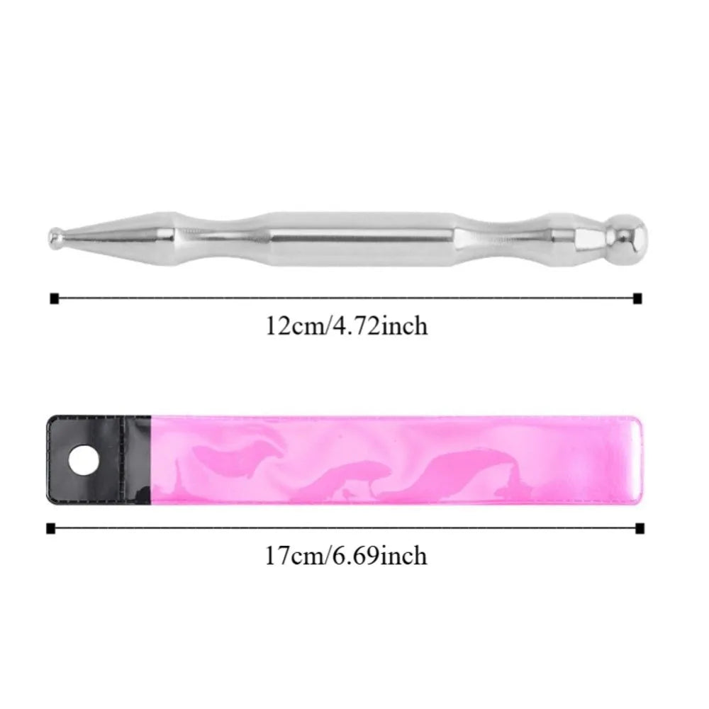 Stainless Steel Acupuncture Pen Dual Head Design Self-Care Tool Deep Tissue Massager Deep Tissue Wellness Product