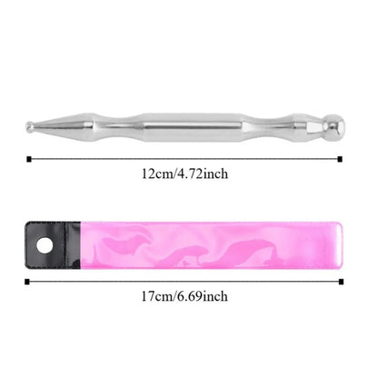 Stainless Steel Acupuncture Pen Dual Head Design Self-Care Tool Deep Tissue Massager Deep Tissue Wellness Product
