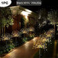200 LED Solar Fireworks Garden Lights — 8 Modes with Remote