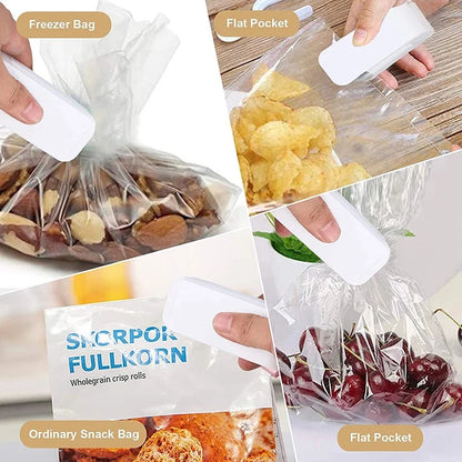 Mini Heat Bag Sealer Machine — Portable Plastic Food Bag Sealer