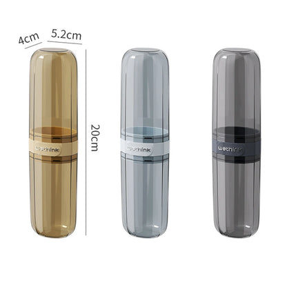 Portable Toothbrush & Toothpaste Travel Case