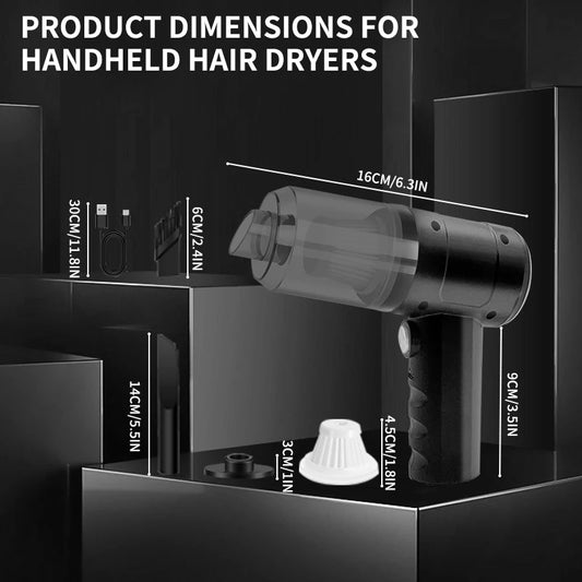 Handheld Car Vacuum Cleaner — 15000PA Cordless Portable