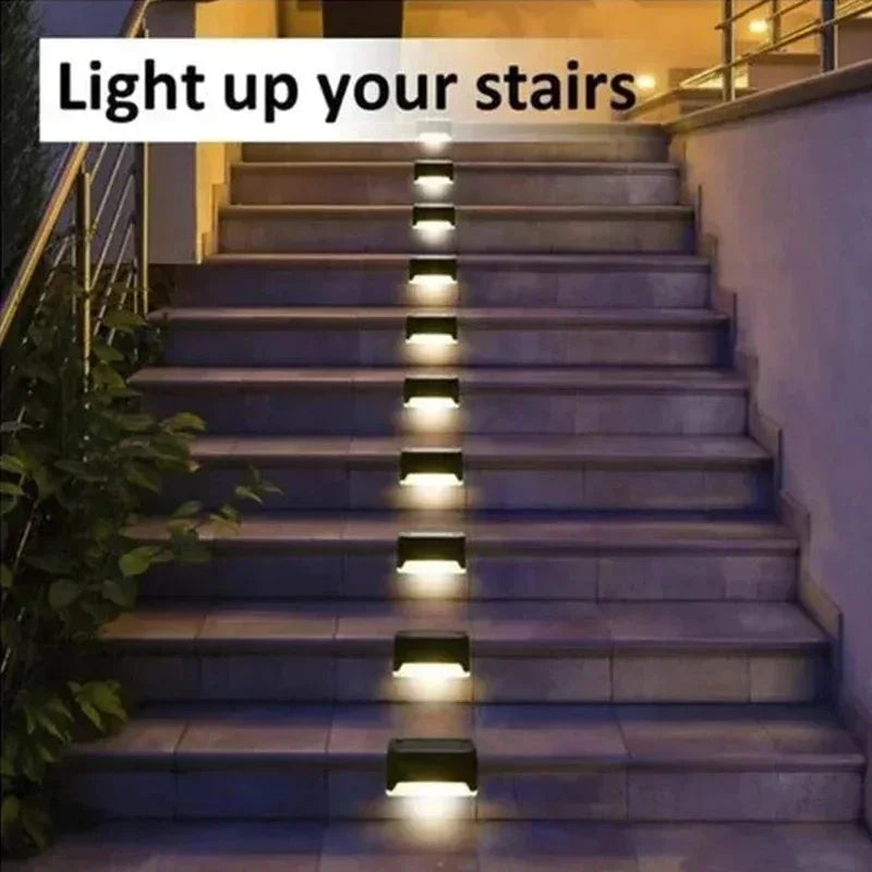 Solar LED Outdoor Garden Step Lights