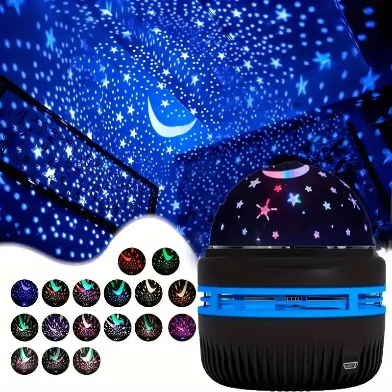 Starry Sky Galaxy Projector Lamp