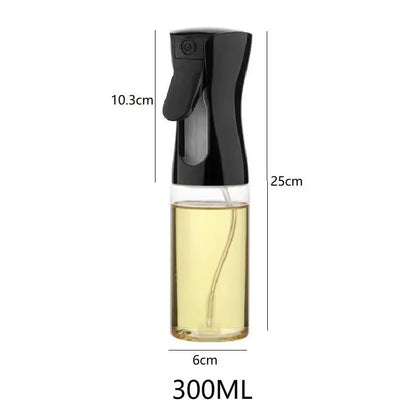 Olive Oil Spray Bottle — Reusable Mist Dispenser for Cooking