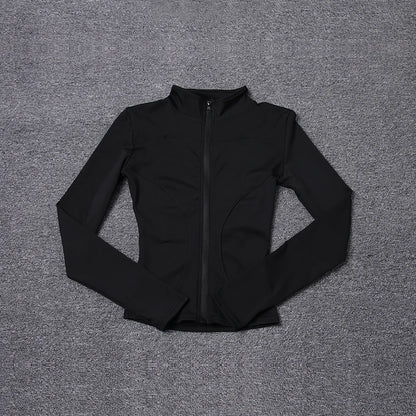Women's Long Sleeve Sport Jacket — Gym & Yoga Workout Coat